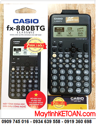 Casio Fx-880BTG ClassWiz, Máy tính học sinh mang vào phòng thi Casio Fx-880BTG ClassWiz chính hãng